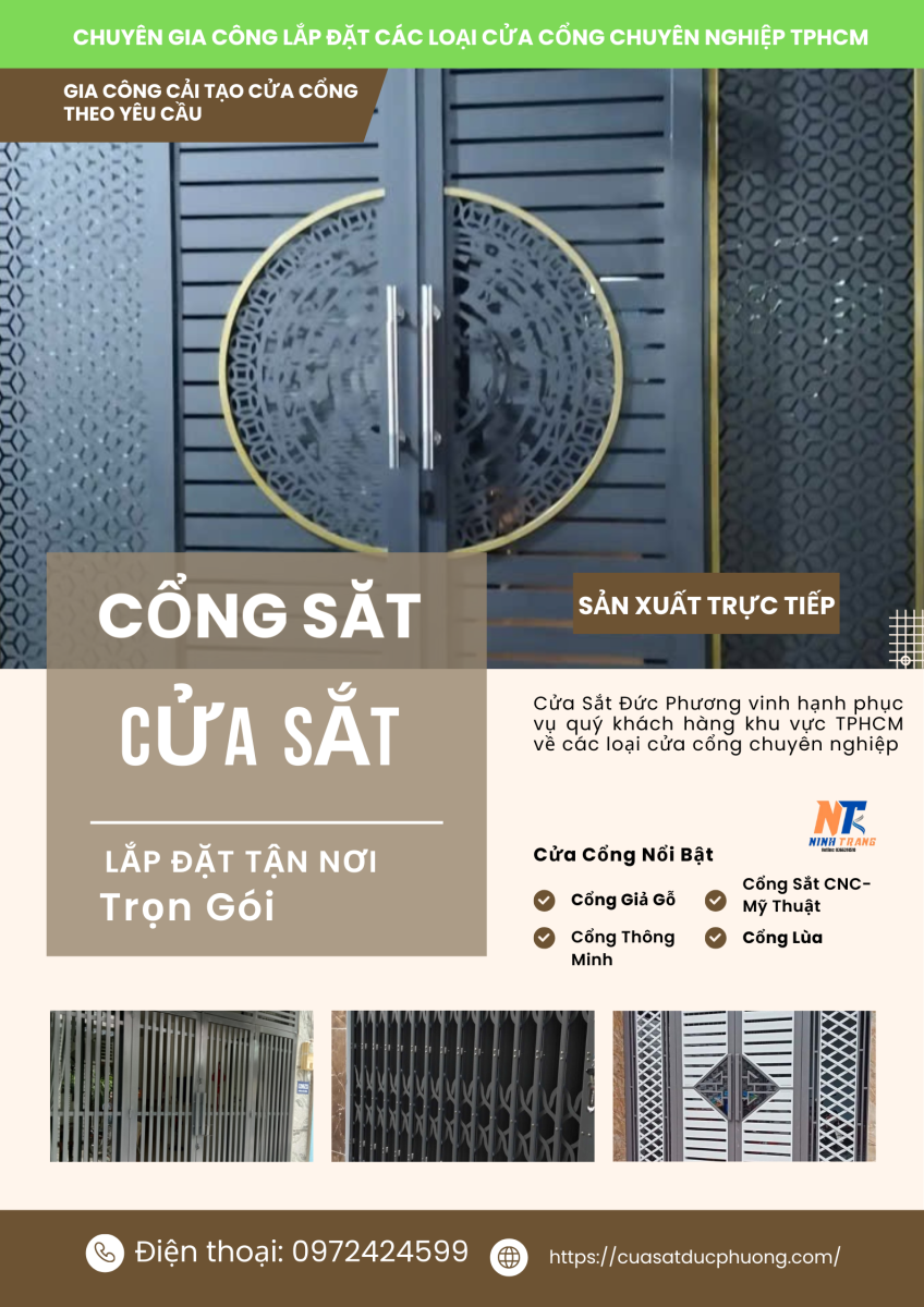 chuyên làm cổng sắt cửa sắt tphcm