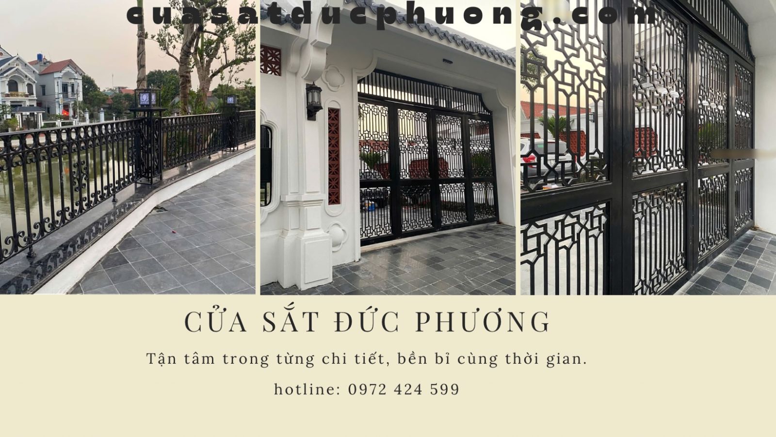 thi công cổng chính hiện đại