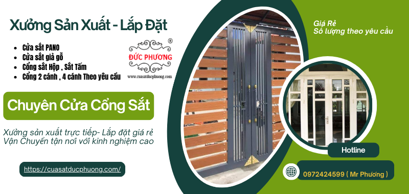 thi công cửa cổng sắt