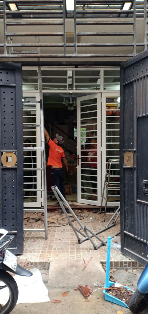 cổng sắt Gò Vấp