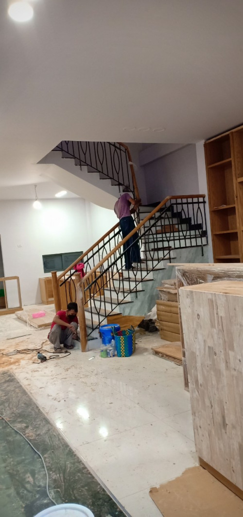 làm lan can cầu thang ở Gò Vấp