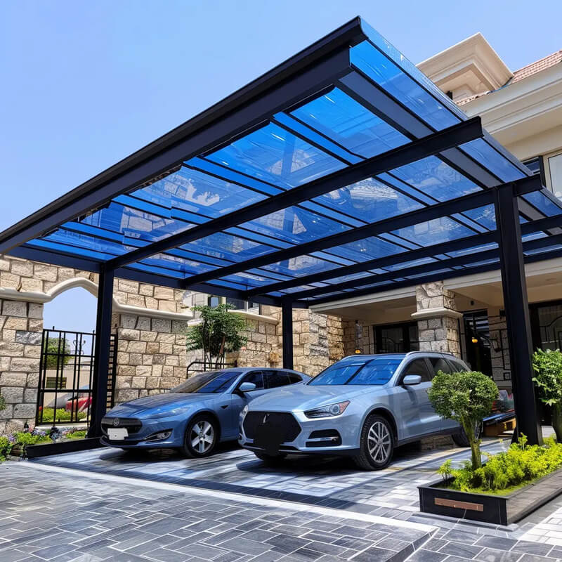 gia công lắp đặt mái che nhựa