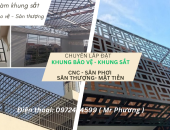 Chuyên làm khung sắt bảo vệ sân thượng | Sân trước- sân phơi